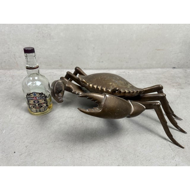 Vintage Krab Model in Solid Brass, 1960s For Sale - Image 9 of 11