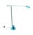 Robert Sonneman for George Kovacs feather floor lamp in beautiful turquoise finished metal. Has a weighted cantilever...
