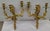 A pair of late 19th century Pair of Rococo Style Gilt Bronze Three Arm Wall Candelabra Sconces. Not electrical....
