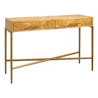 Monarch Burlwood Console For Sale