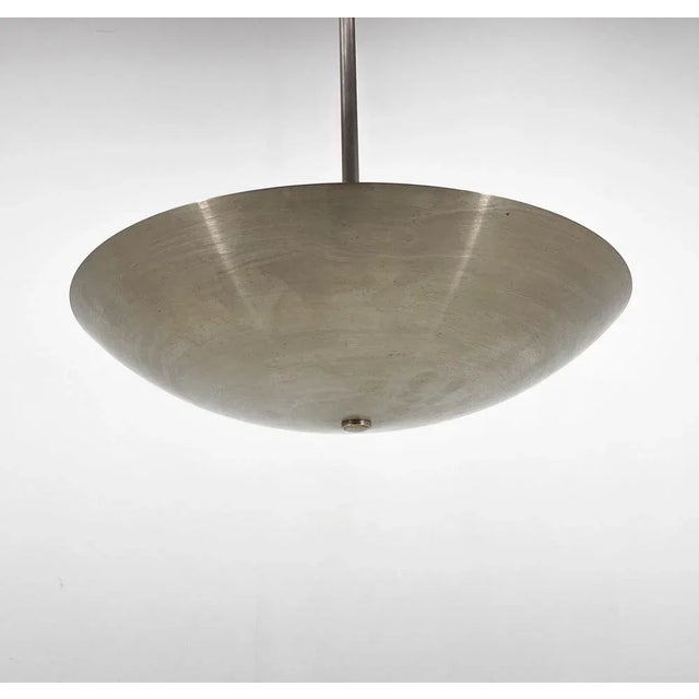 Chrome Pendant Light attributed to Franta Anyz, Czechoslovakia, 1930s For Sale - Image 3 of 13