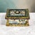 A mid-twentieth-century Italian Renaissance Revival lidded ceramic casket or trinket box, dating to circa 1940s–1960s and...