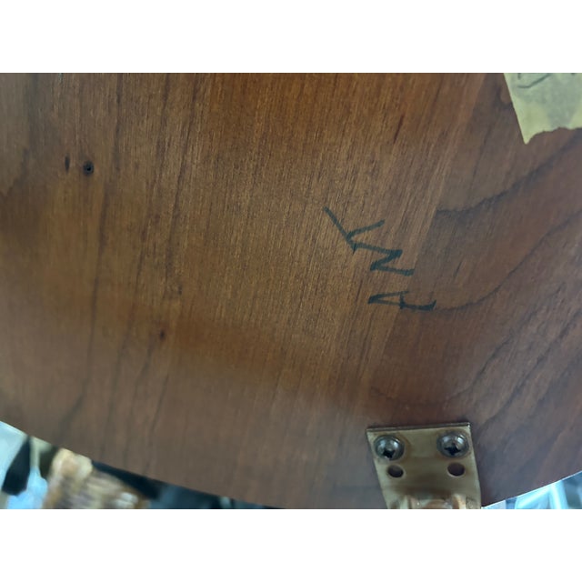 Pair of Tom Seely Solid Cherry Dining Armchairs For Sale - Image 11 of 12