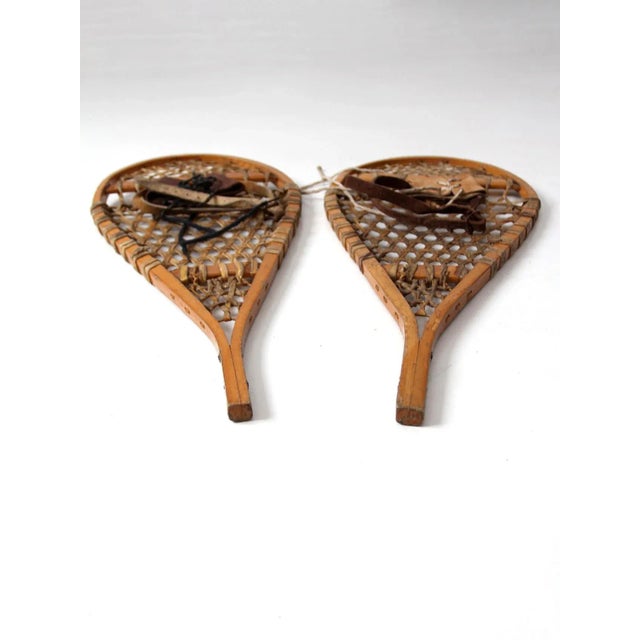 Brown Vintage Snowshoes For Sale - Image 8 of 11