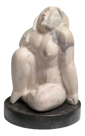 Portuguese Marble Statue by Jan Keustermans
