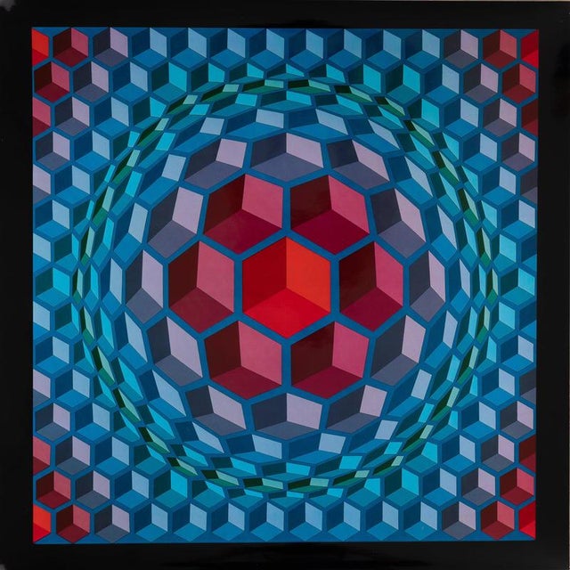 2000 - 2009 Victor Vasarely, CHEYT MC 4, Photogravure For Sale - Image 5 of 5