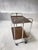 Mid-Century Chrome Folding Serving Trolley, Germany, 1950s For Sale - Image 4 of 10