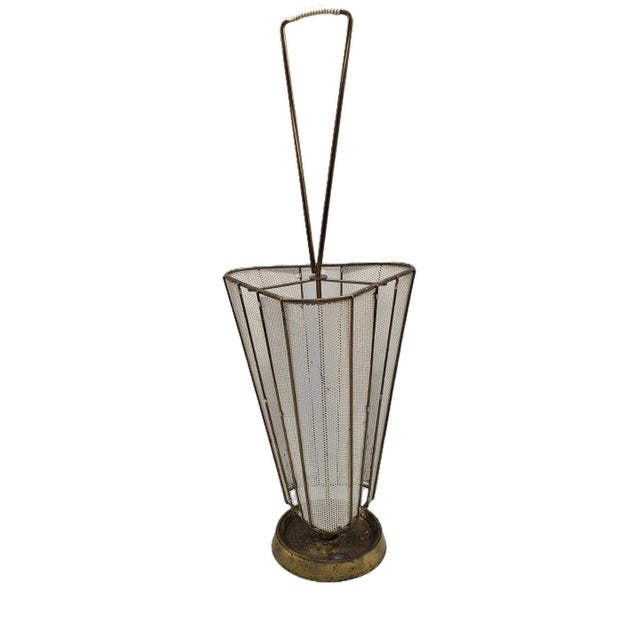 Umbrella Stand in the style of Mathieu Matégot, France, 1950s For Sale - Image 11 of 11