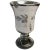Mercury Glass Footed Cup For Sale