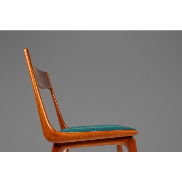 Danish Mid-Century Modern Model 370 Boomerang Dining Chair / Desk Chair Attributed to Alfred Christensen for Slagelse Møbelværk, Denmark, C. 1960's For Sale - Image 10 of 18