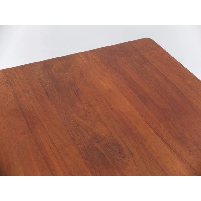 Brown Danish Square Coffee Table in Teak by Mikael Laursen for A/S Mikael Laursen, 1960s For Sale - Image 8 of 13