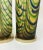 Italian Amber Glass Drape Pattern Lamps - a Pair For Sale - Image 4 of 5