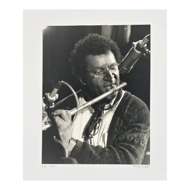 Portrait Photo of Anthony Braxton by Rolf Hans, 1990 For Sale