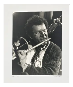 Portrait Photo of Anthony Braxton by Rolf Hans, 1990