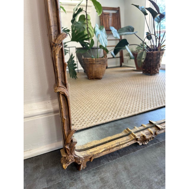 Wood Early 20th Century Art Noveau Mirror For Sale - Image 7 of 10