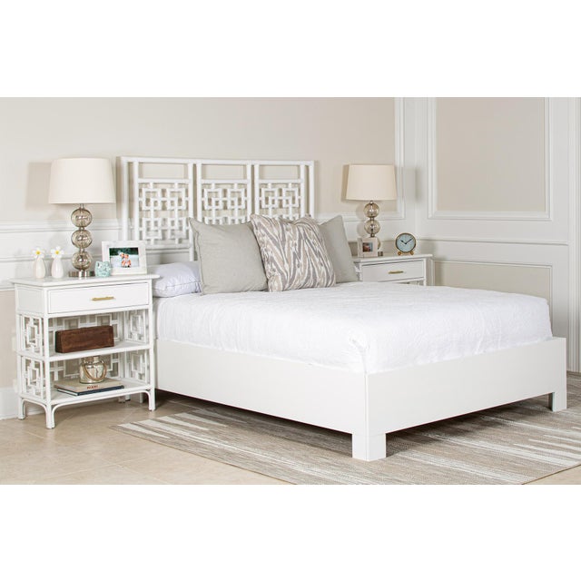 Add a touch of coastal charm to your bedroom with the beautifully crafted Palm Springs bed. Handcrafted from natural...
