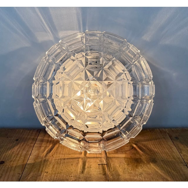 Vintage Glass Wall Light, 1970s For Sale - Image 12 of 17