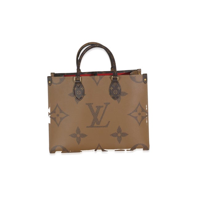 Louis Vuitton Reverse Monogram Canvas Giant Onthego MM For Sale - Image 4 of 9