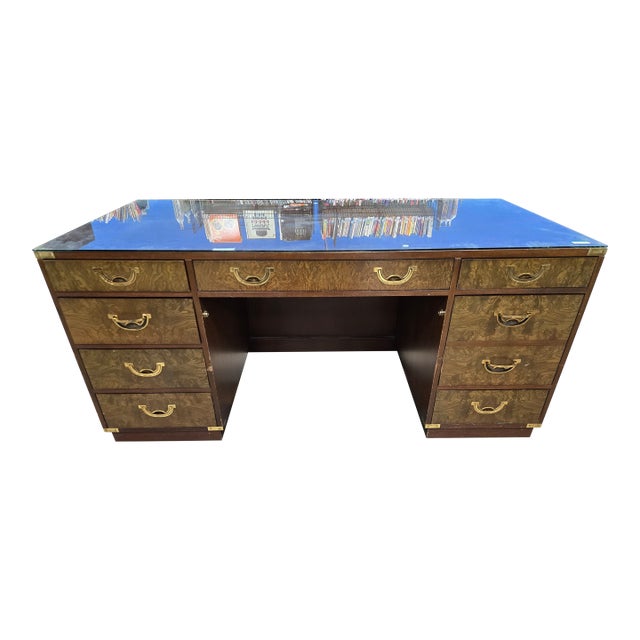 Kittenger Faux Companion Rosewood Desk For Sale