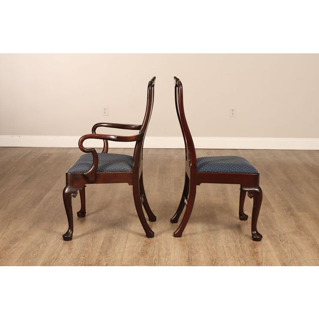 Stickley Stickley Colonial Williamsburg Set of Six Mahogany Dining Chairs For Sale - Image 4 of 18