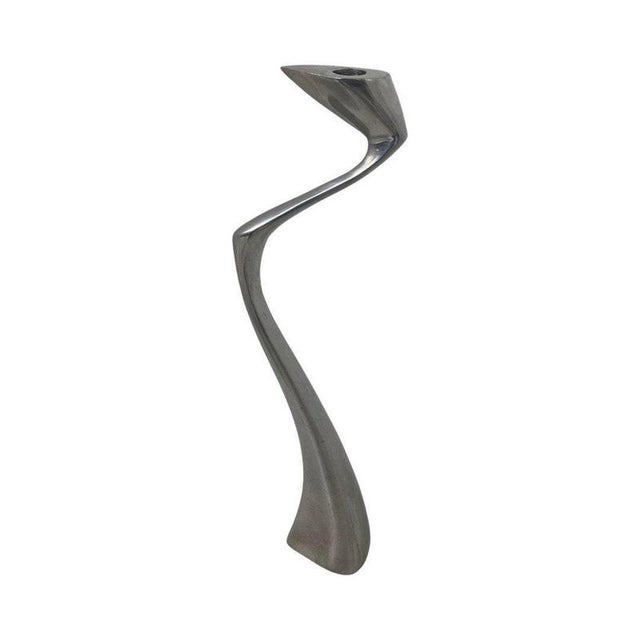 Metal Large Swan Candelabra by Matthew Hilton For Sale - Image 7 of 7