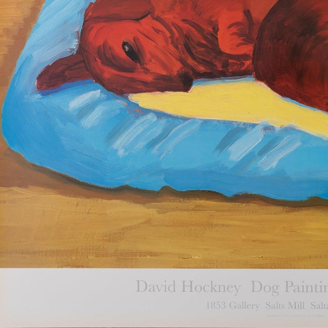 Sleeping Dogs Poster after David Hockney For Sale - Image 3 of 6