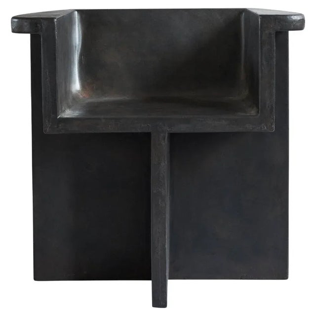 Coffee Brutus Dining Chair by 101 Copenhagen For Sale - Image 6 of 6