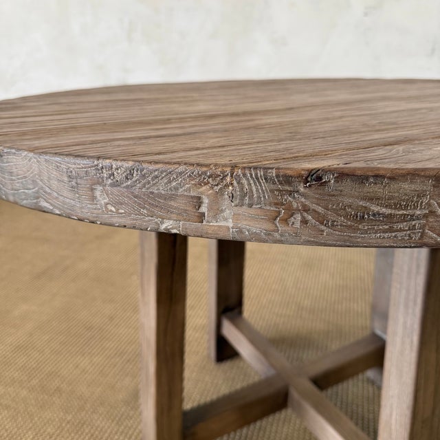 Hana Dining Table Natural 42″ For Sale - Image 15 of 17