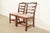 Baker Furniture Company Baker Furniture Style Georgian Carved Mahogany Side Chairs or Dining Chairs, Pair For Sale - Image 4 of 13