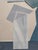 "Im Blue 1" Original Mixed-Media Collage on Paper by Zac Woodiel For Sale In Little Rock - Image 6 of 7