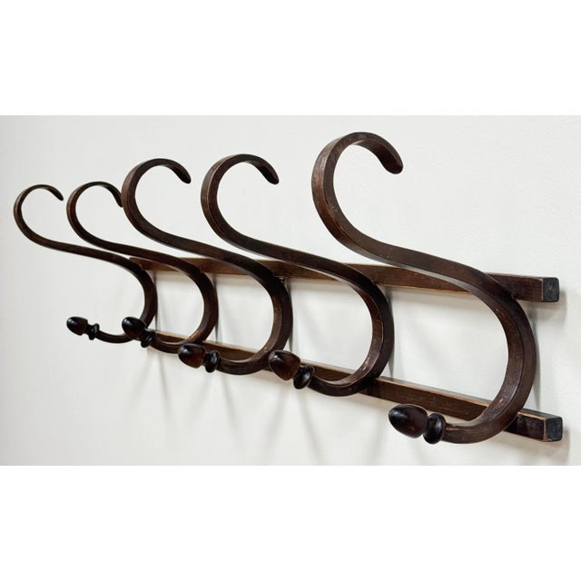 Mid 20th Century Vintage Bentwood Hat and Coat Hook For Sale - Image 5 of 8