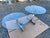 MCM Vintage Post Modern Tubular Steel & Beveled Glass Two Tier Coffee Table For Sale - Image 10 of 12