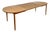 Vintage Danish Oval Table in Teak, 1950s For Sale
