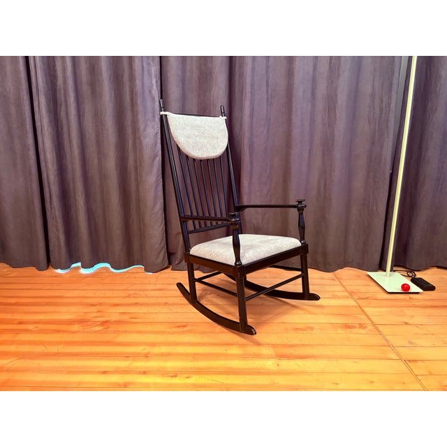 Isabella Rocking Chair by Karl-Axel Adolfsson for Gemla Möbler, Sweden, 1950s For Sale - Image 15 of 15
