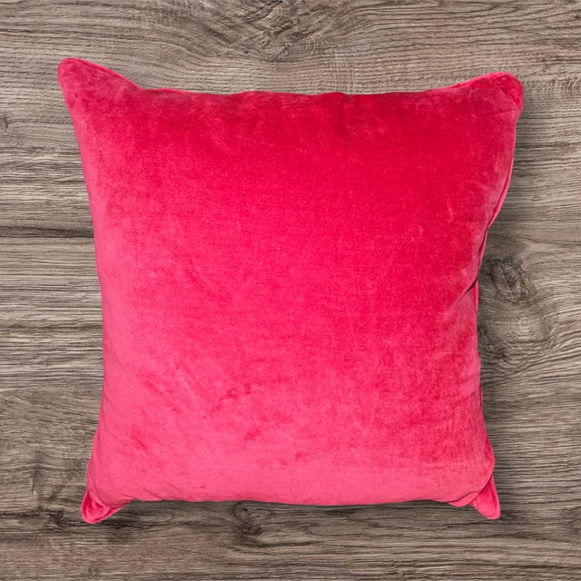 Make a bold statement with this vibrant tropical jungle accent pillow. (Not just a cover) A deep charcoal-black background...