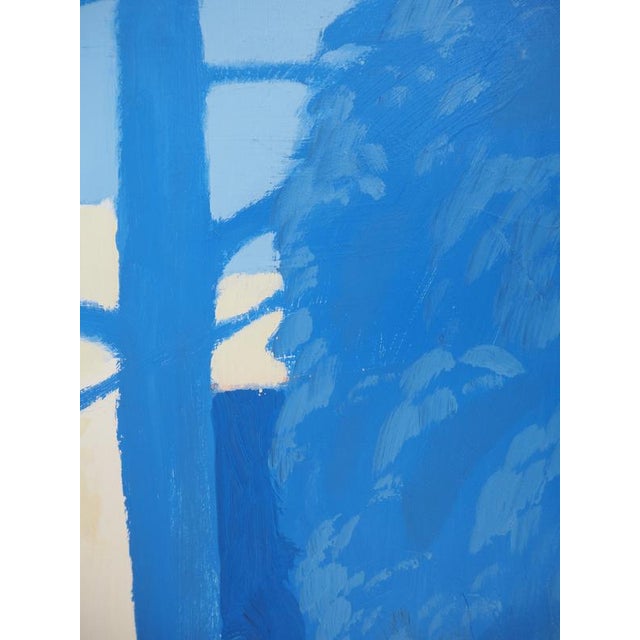 Gabriel Godard, Blue Forest, Gouache For Sale - Image 5 of 10