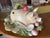 1970s 1970s Fitz and Floyd French Market, Pig Tureen With Lid and Handle For Sale - Image 5 of 12