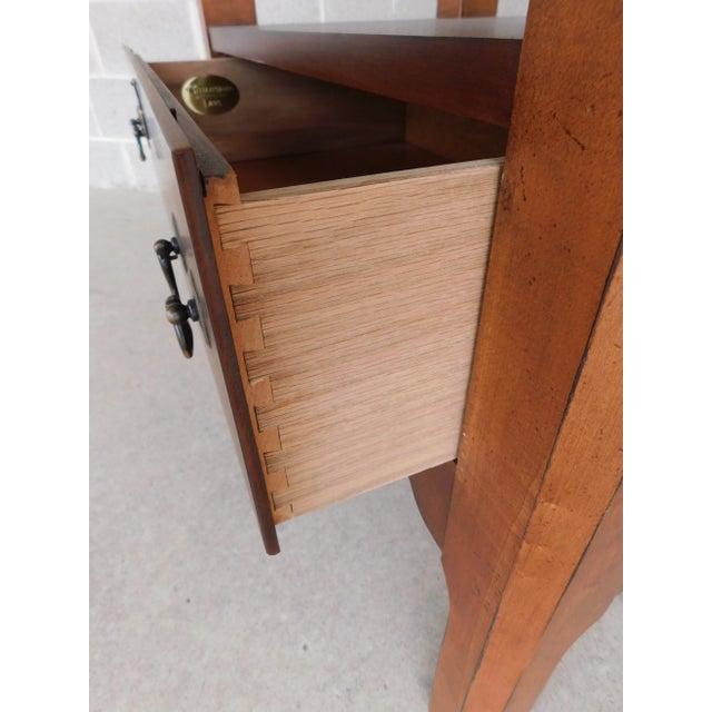 Features Fine Quality Solid Construction, 1 Dovetailed Drawer, Very Good Pre Owned Condition, original finish, - see all...