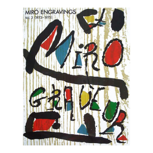 1989 Joan Miro Original Woodcut Engraver V1-C