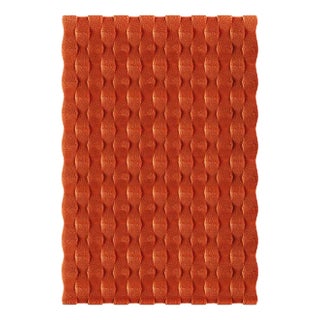 Brick Rectangle Textured Rug from Marqqa For Sale