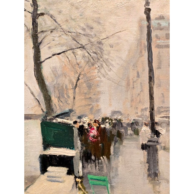 Light Gray Jules René Hervé - 1930s View of Notre Dame - Oil Painting For Sale - Image 8 of 11