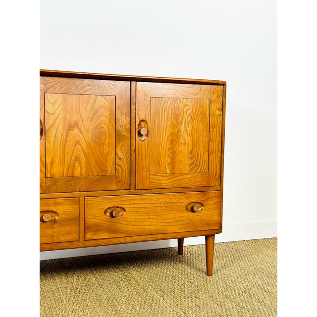 Vintage Scandinavian High Sideboard from Ercol, 1960s For Sale - Image 16 of 17