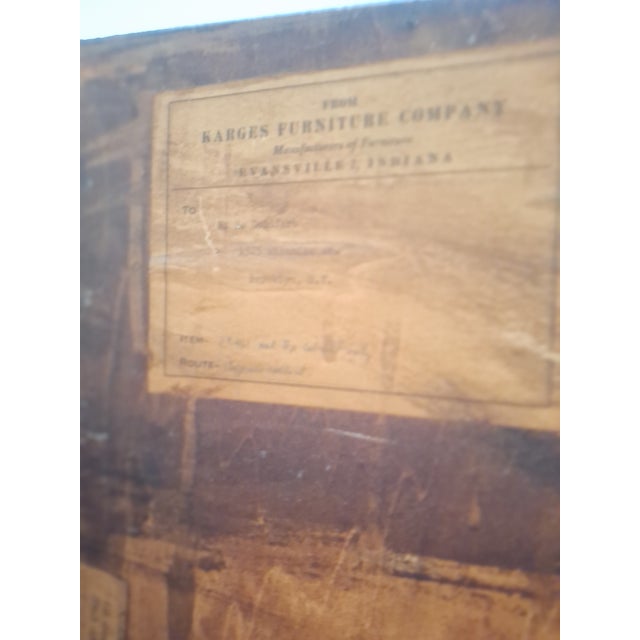Wood 1930s Karges Breakfront For Sale - Image 7 of 9