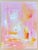 1980s 1980s Abstract Painting Pink #3 on Stretched Canvas For Sale - Image 5 of 16