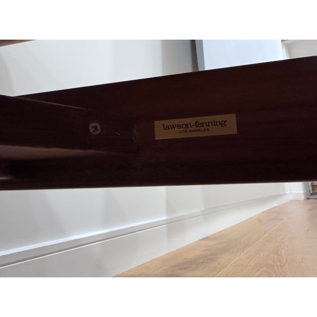 Lawson Fenning Ojai Lounge Chair in Portola Oak Wood (Walnut) & Ojai Leather (Deer Tan) For Sale - Image 15 of 15