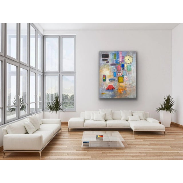 2020s Contemporary Abstract Original Oil Painting For Sale - Image 5 of 12