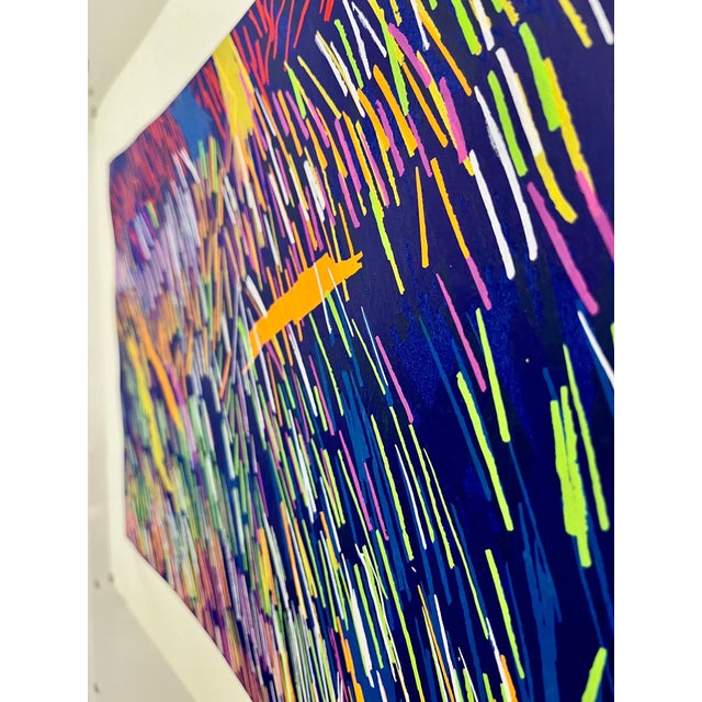 Ronnie Landfield Ronnie Landfield, Lyrical Abstraction Screenprint Serigraph Ronnie Landfield Color Field Abstract, 1969 For Sale - Image 4 of 4