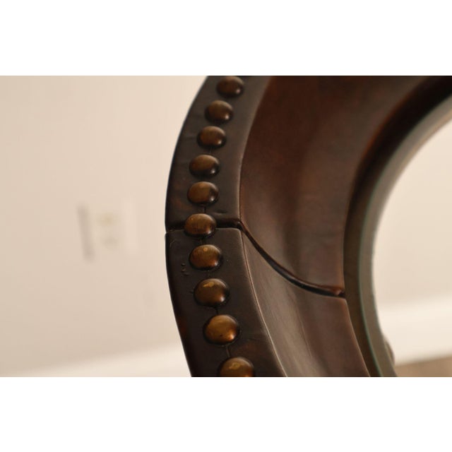 Metal Late 20th Century Regency Style Pair Of Mahogany Pedestal Plant Stands For Sale - Image 7 of 18