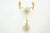 20th Century French Gold Wall Light Sconces in Brass attributed to Jules Leleu, Set of 2 For Sale - Image 9 of 9