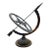 Vintage Cast Iron Armillary Sphere Sundial With Arrow Gnomon For Sale